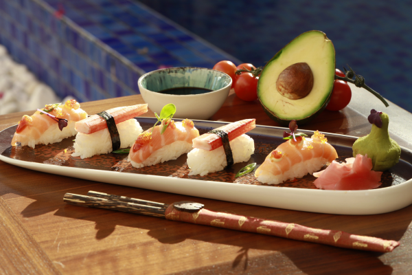 Buffet japonés en verano